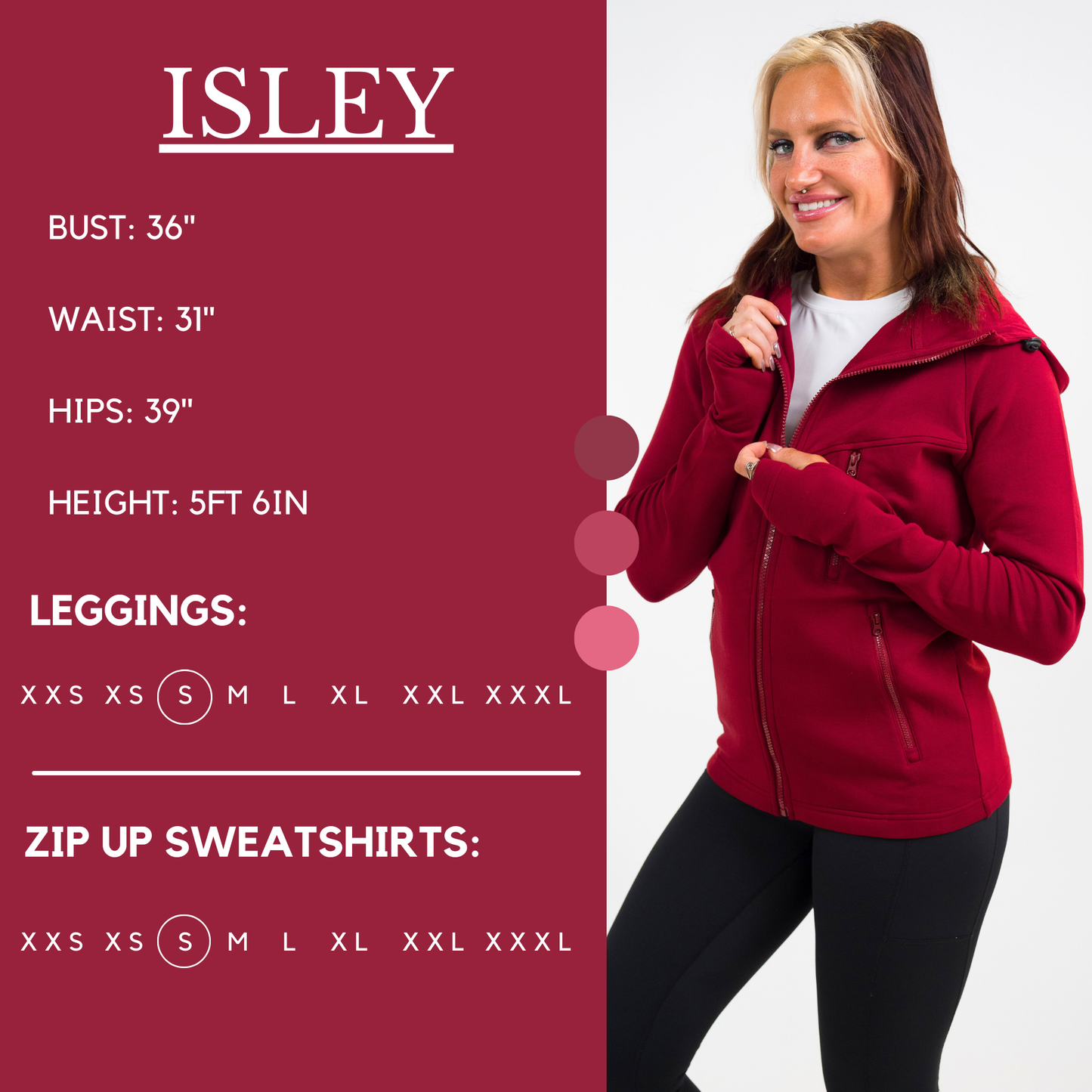 Constantly Varied Gear Rest Day Zip Up Sweatshirt - Dark Red