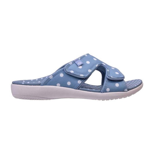 Kholo Polka Dot Orthotic Slide Sandals - Wide Width