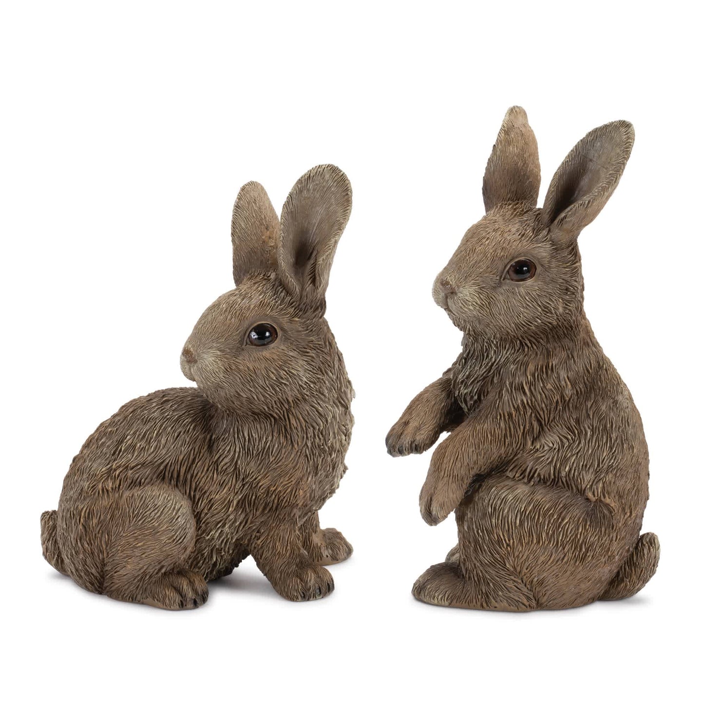 Melrose International Garden Bunny Rabbit Figurine (Set of 2)