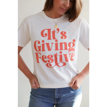 It's Giving Festive Unisex T-shirt