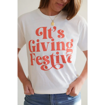 It's Giving Festive Unisex T-shirt