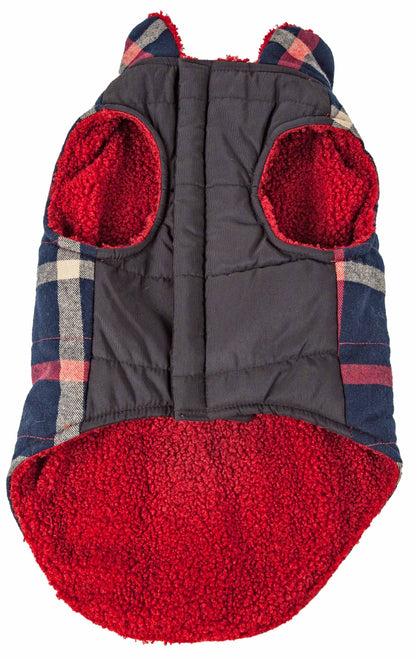 Blue And Red Plaid-