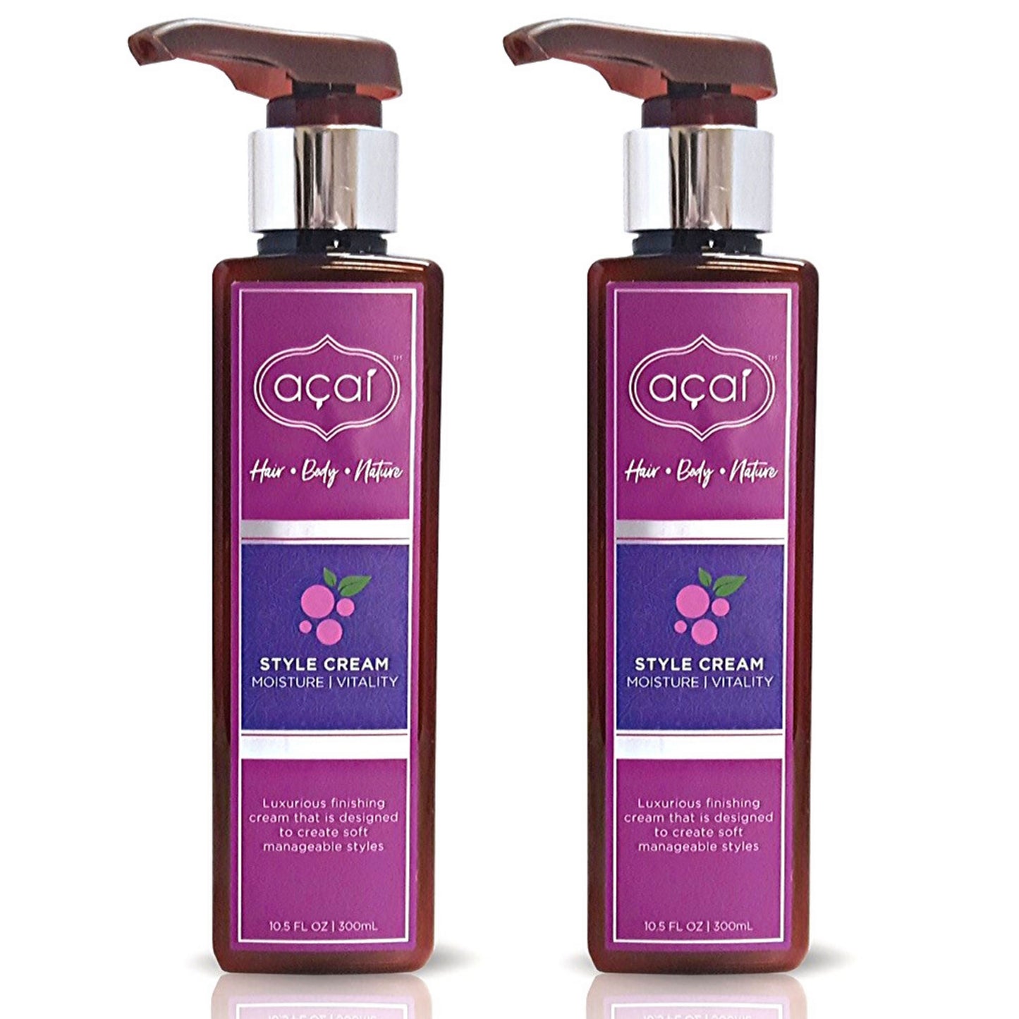 Acai Moisture & Vitality Style Cream - 2-Pack