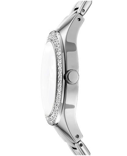 Dkny Women Watch, Silver Color Case, Silver Dial, Stainless Steel Metal Bracelet, 3 Hands, 5 Atm-4