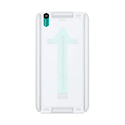 Itskins Hybrid // Glass Cell Phone Screen Protector with Eco-Friendly Alignment Tool, Tempered Glass Screen Protector, Easy Installation, Scratch Resistant, and Bubble Free - Iphone 13/13 Pro