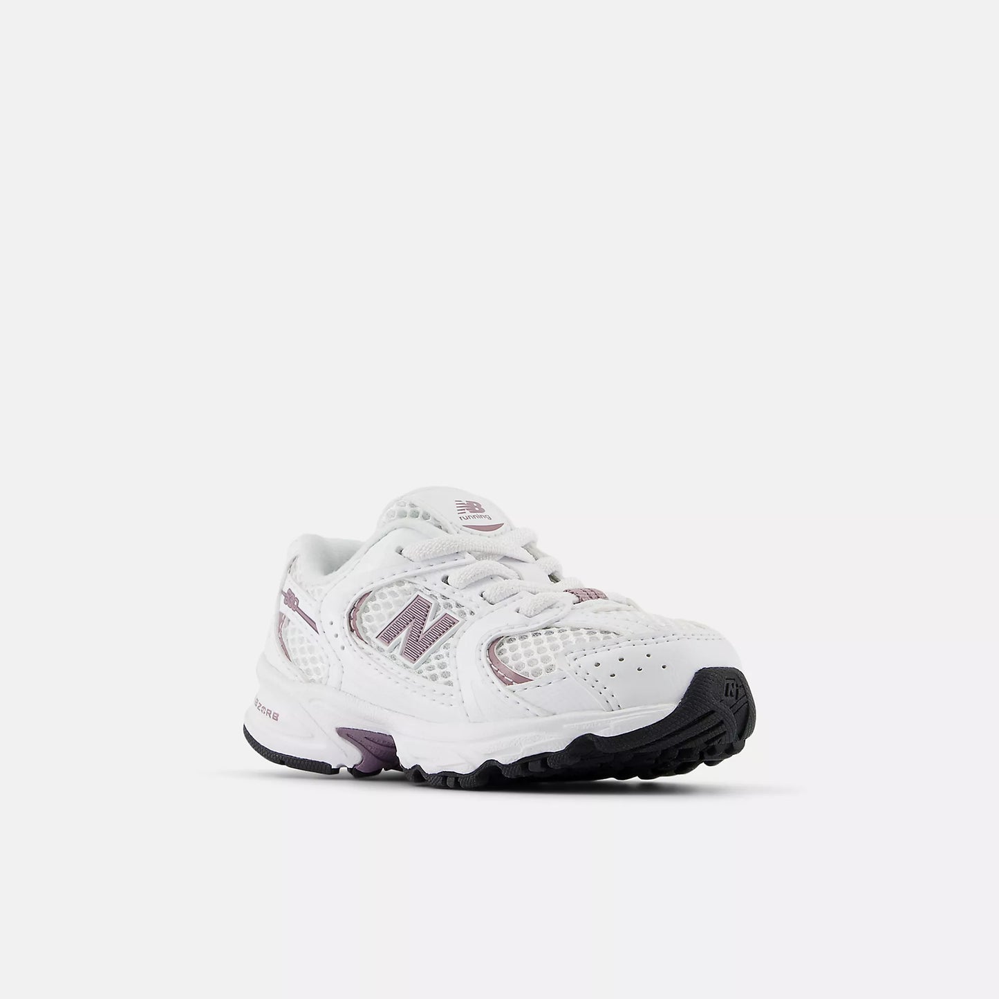 New Balance Toddlers 530 White/Dark Ice Wine