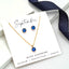 Gold Blue Sapphire - September