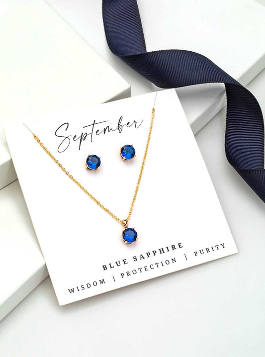 Gold Blue Sapphire - September-