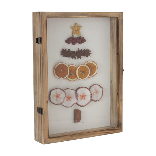 Melrose International Dried Fruit Tree Shadow Box 16"H