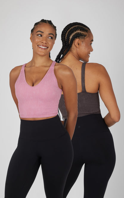2 PK Stone Wash V-Neck Tank - Our Stone Story