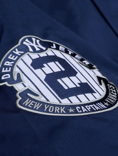 Mitchell & Ness Court Yankees Derek Jeter Satin Jacket - Navy