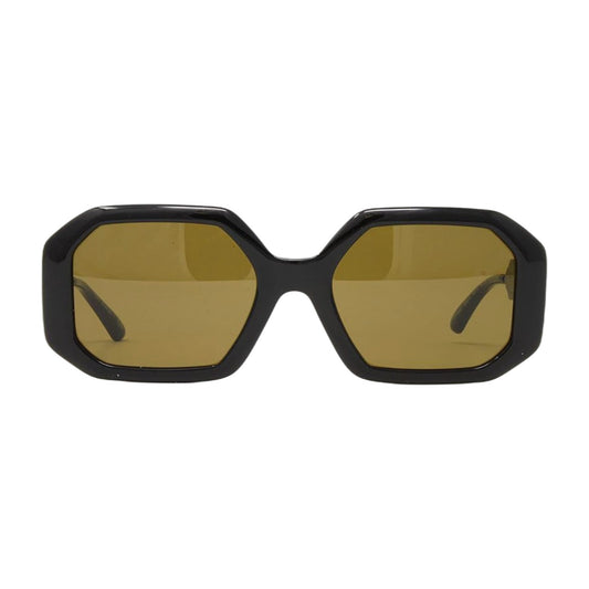 Women's Black Geometric Sunglasses