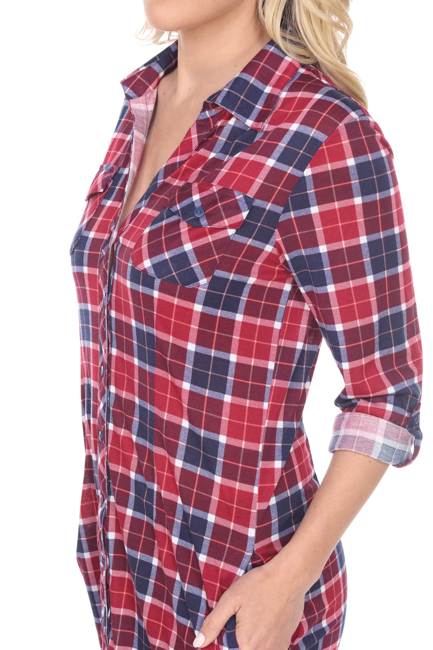 Burgundy Blue-