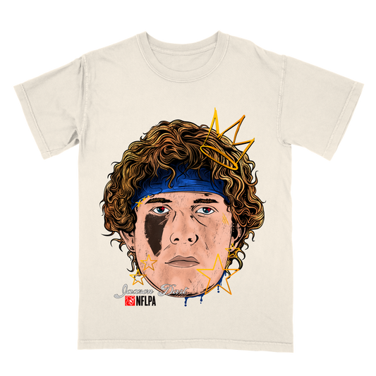 Jaxson Dart Fat Head Limited Edition NFL Player Graphic T-Shirt