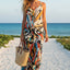 Multicolor Abstract Brushstroke Print