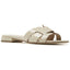740 Beige crushed leather