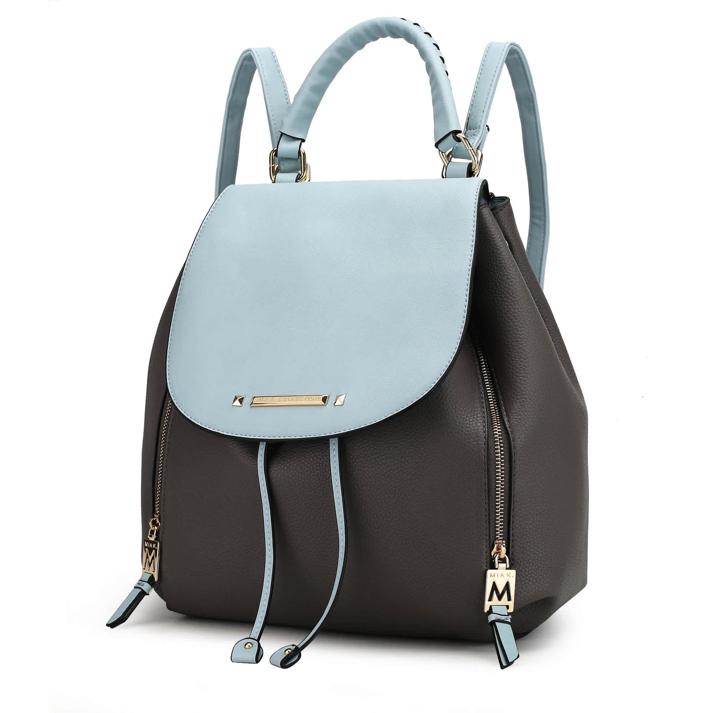Charcoal Light Blue-