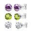 white, green, purple