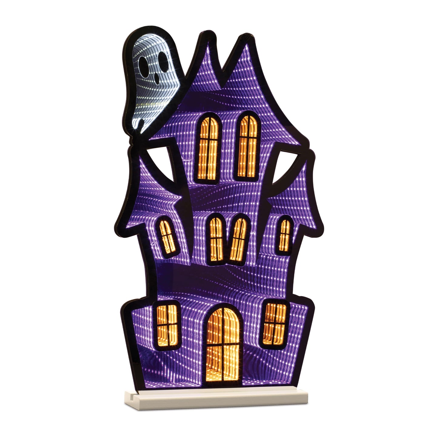 Melrose International Haunted House w/Ghost Ekkolight 23.5"H