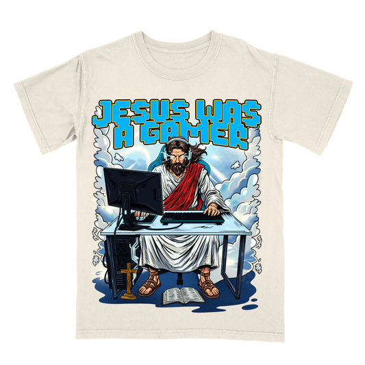 Jesus Was A Gamer Gaming Limited Edition Christian Gaming Graphic T-Shirt
