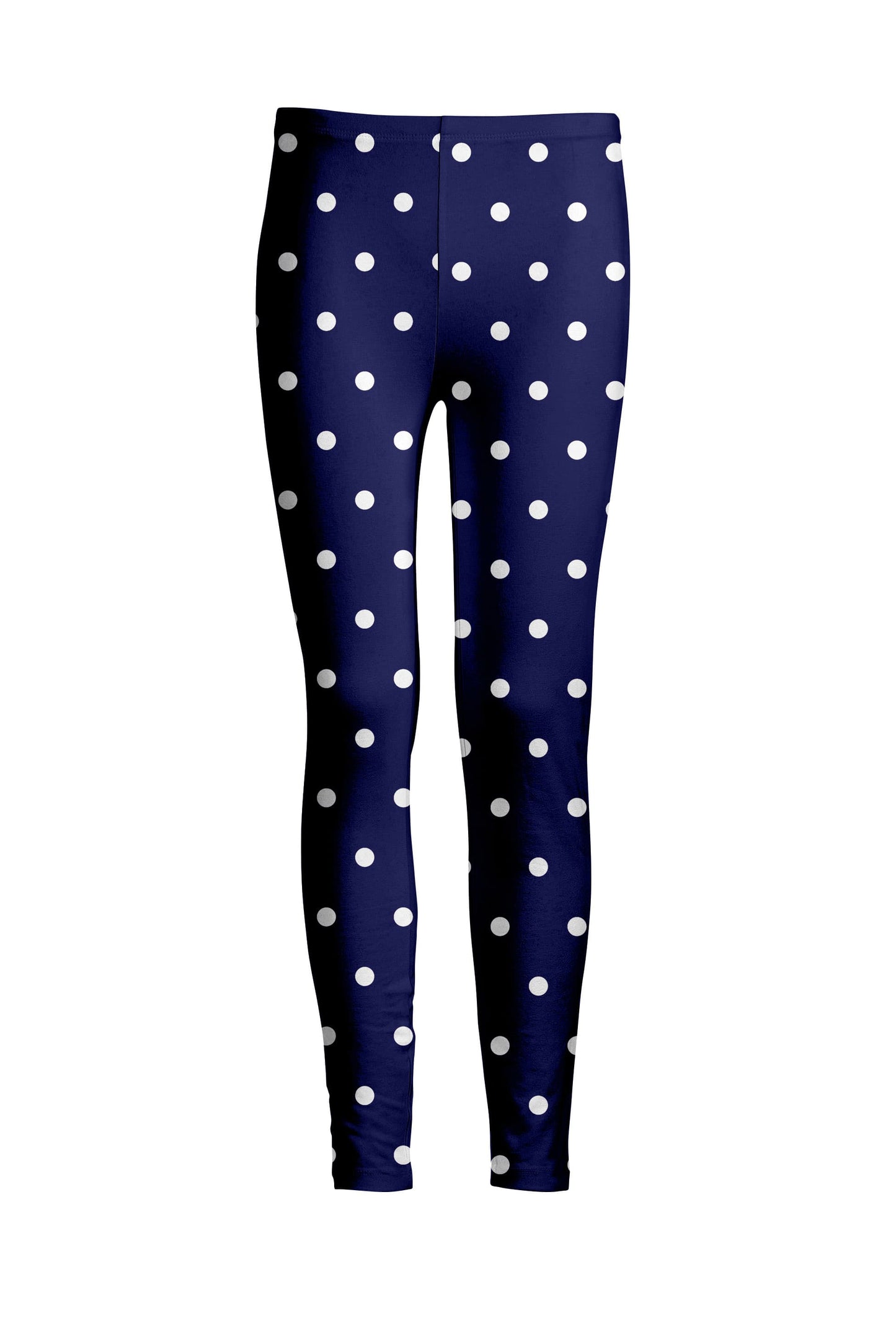 Navy White Polka Dot-