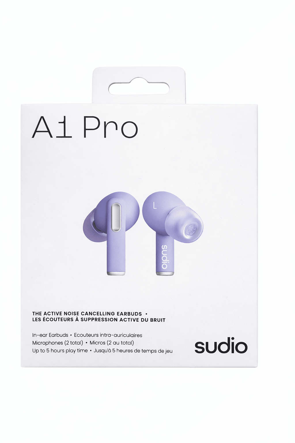 Sudio A1 Pro Wireless Earbuds, Bluetooth 5.3, Noise Cancelling, Waterproof, Touch Control, Wireless Earphones with Charging Case, Perfect for Premium Sound Quality (Purple)