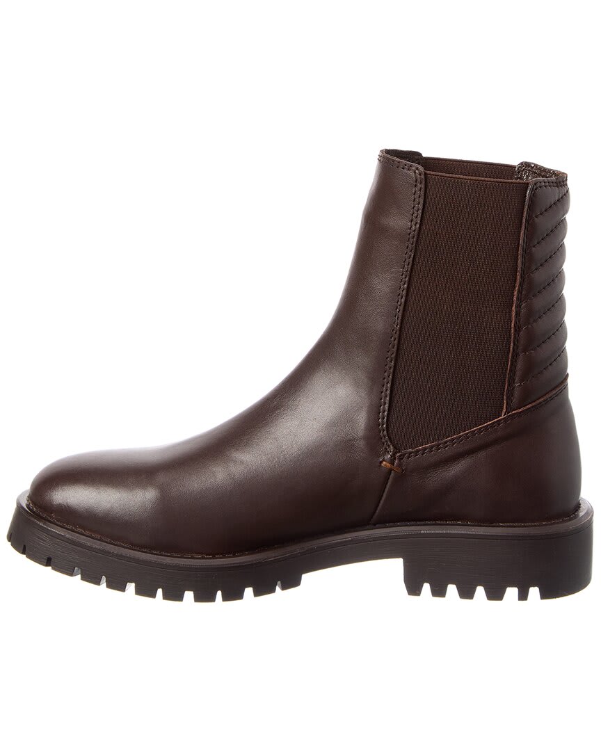 BROWN LEATHER-