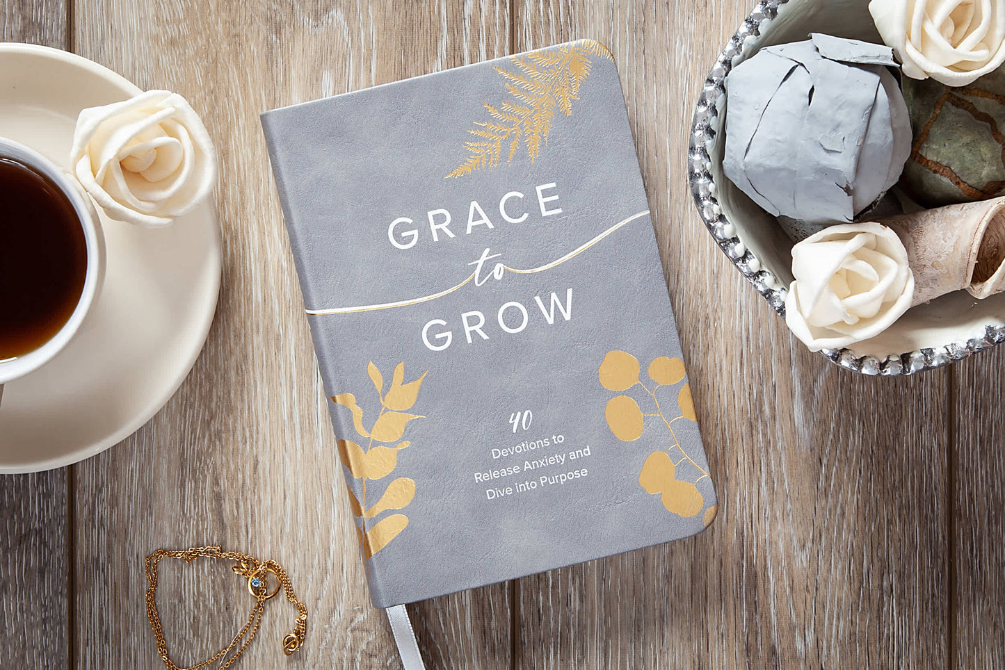 Grey and gold-