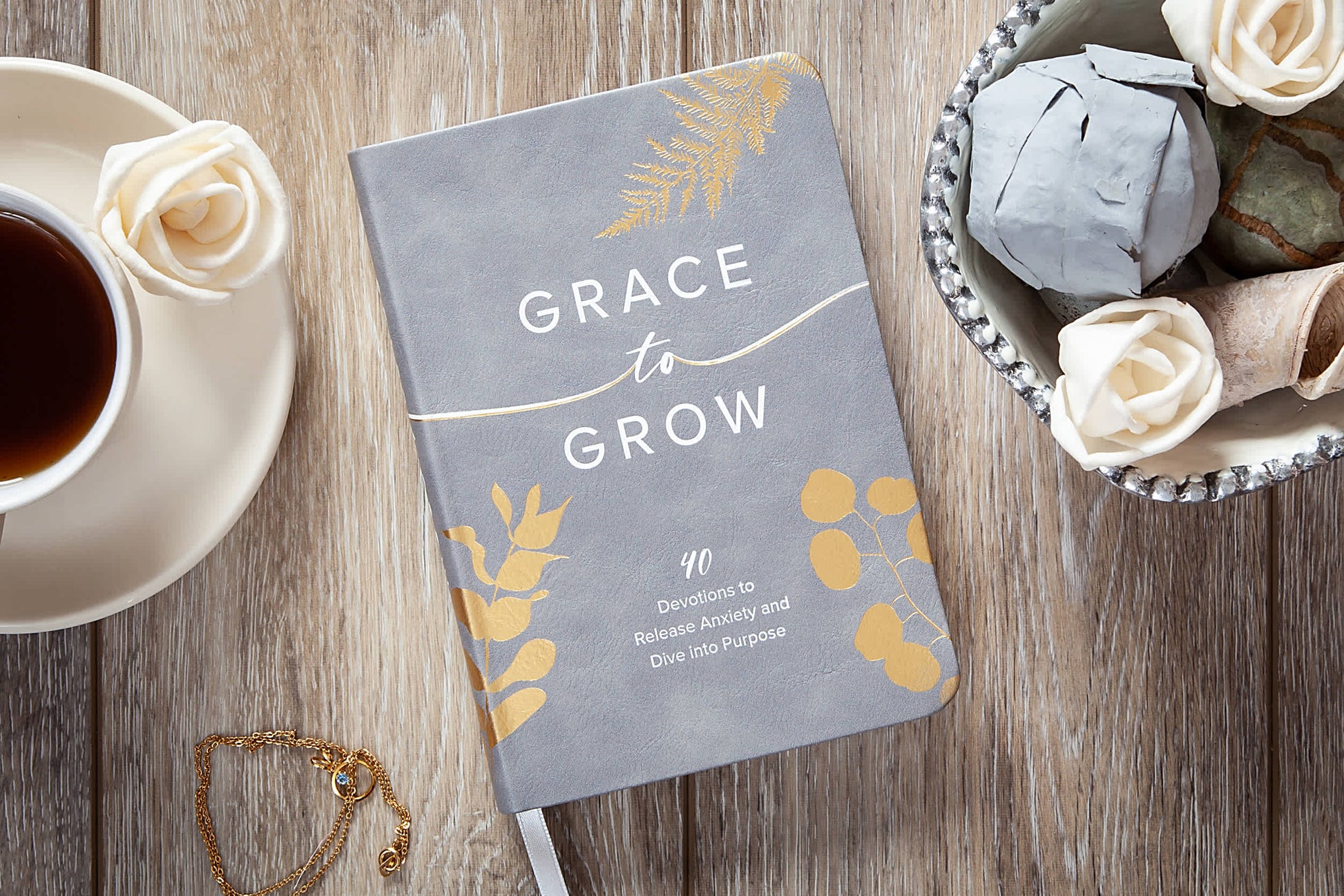 Grey and gold-
