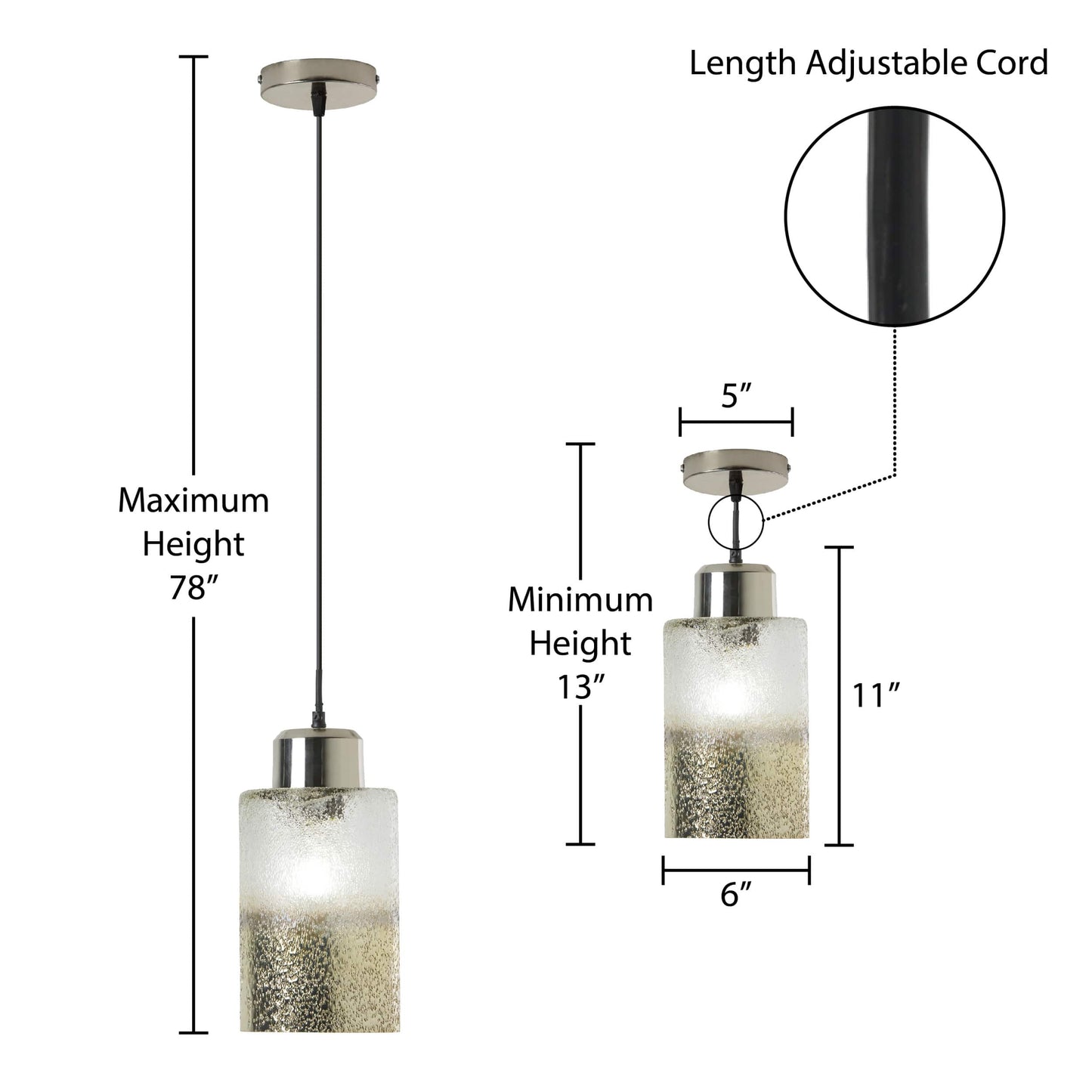 Silver/Clear/Gold-