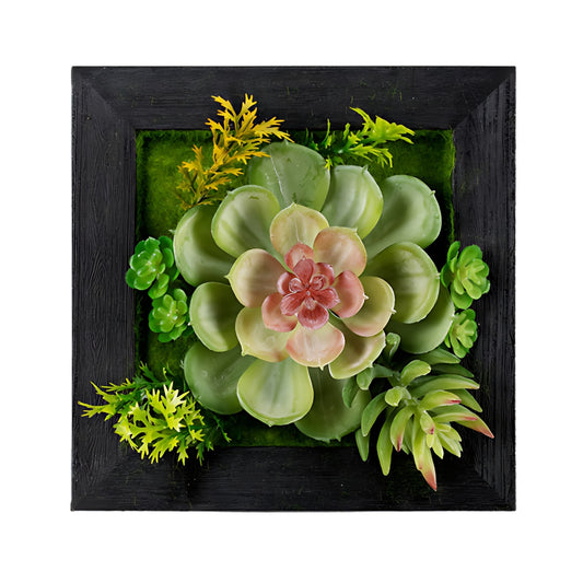 Melrose International Hanging Succulent Box Wall Decor (Set of 6)