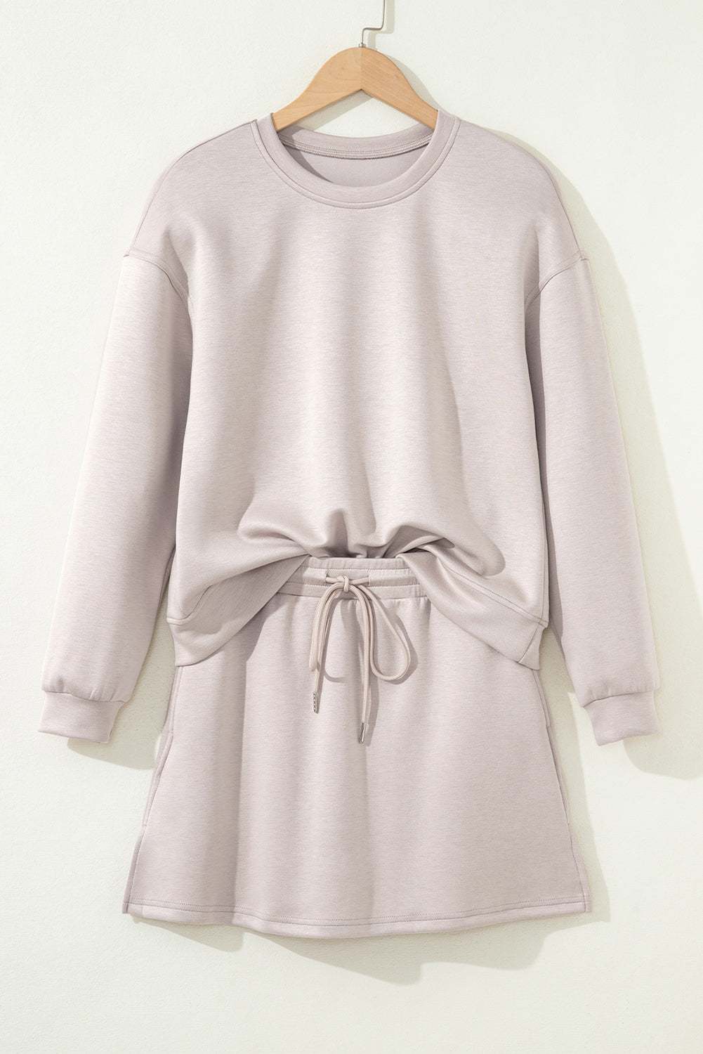 Ava Pullover Drawstring Mini Skirt - Jet Stream / L - 12/14