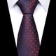Deep Navy with Crimson Dots