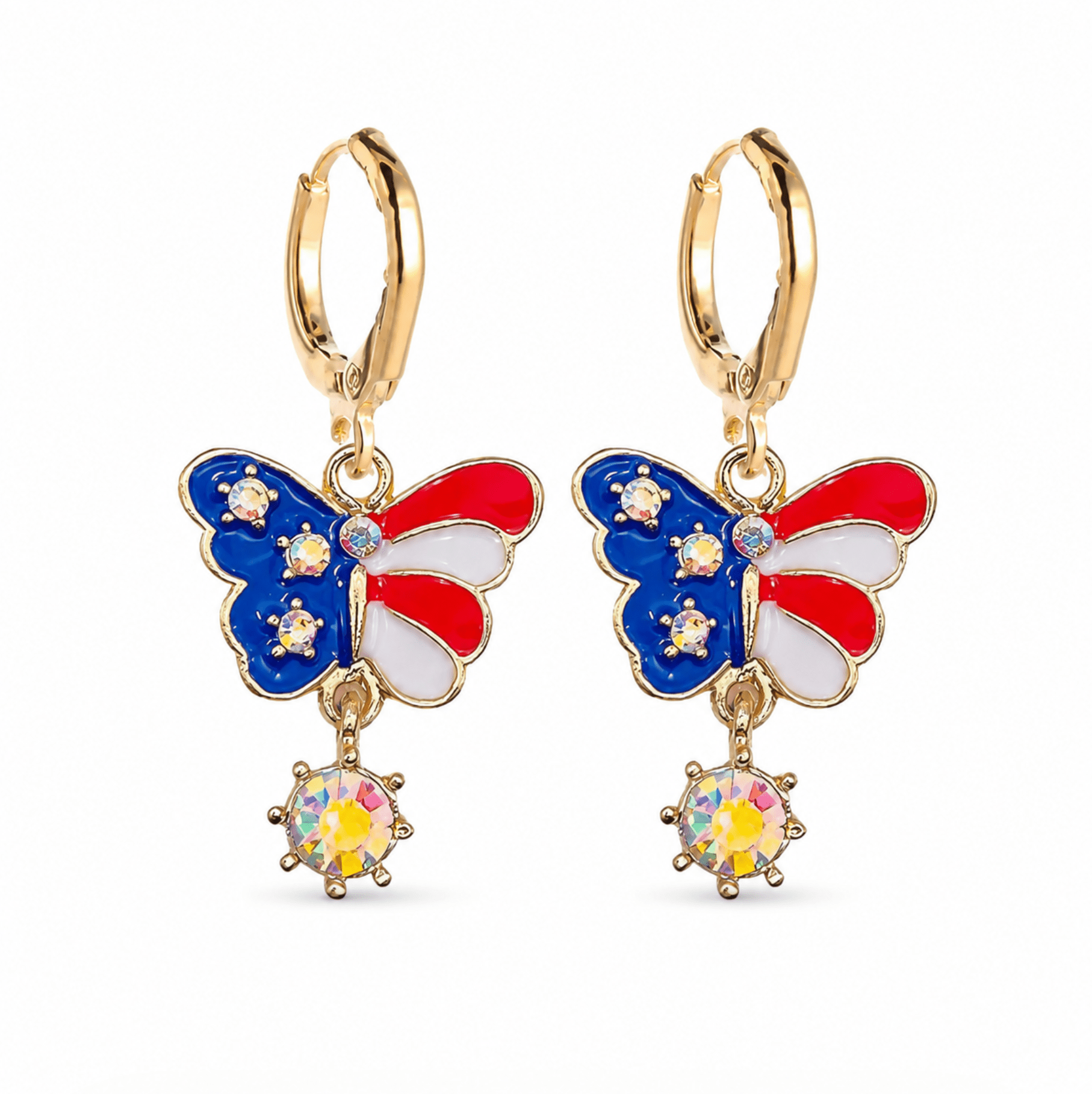 Gold, Red, White and Blue-