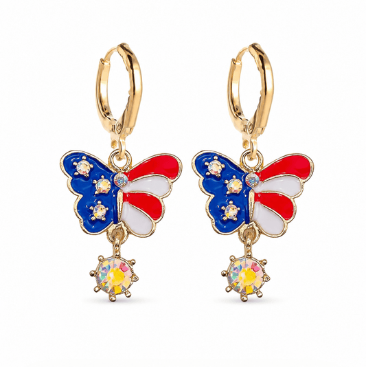 Gold, Red, White and Blue-