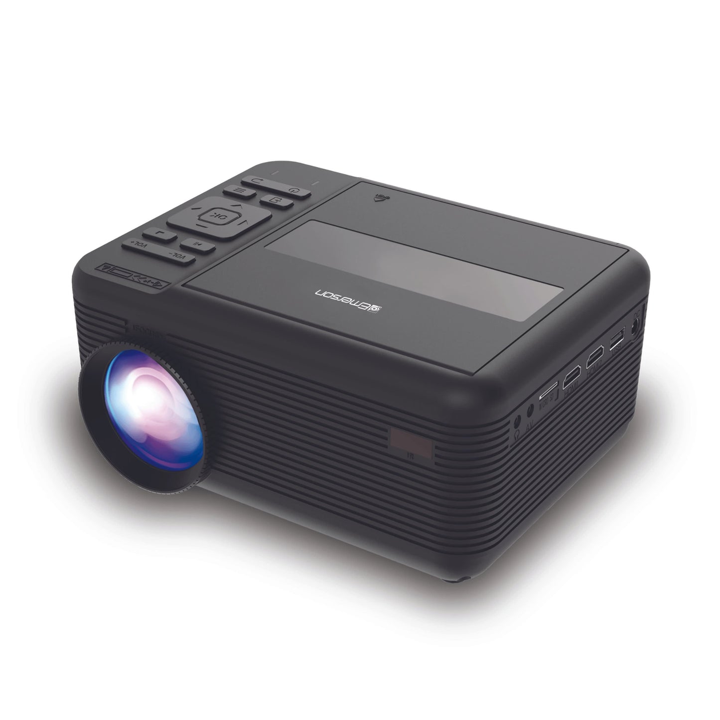 Emerson 150" Home Theater LCD Projector Combo with Built-In DVD Player - Black