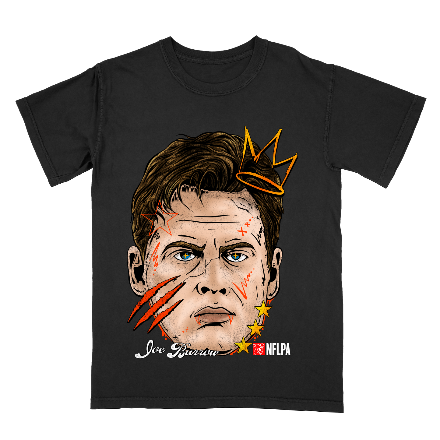 Joe Burrow Fat Head Limited Edition NFL Player Graphic T-Shirt