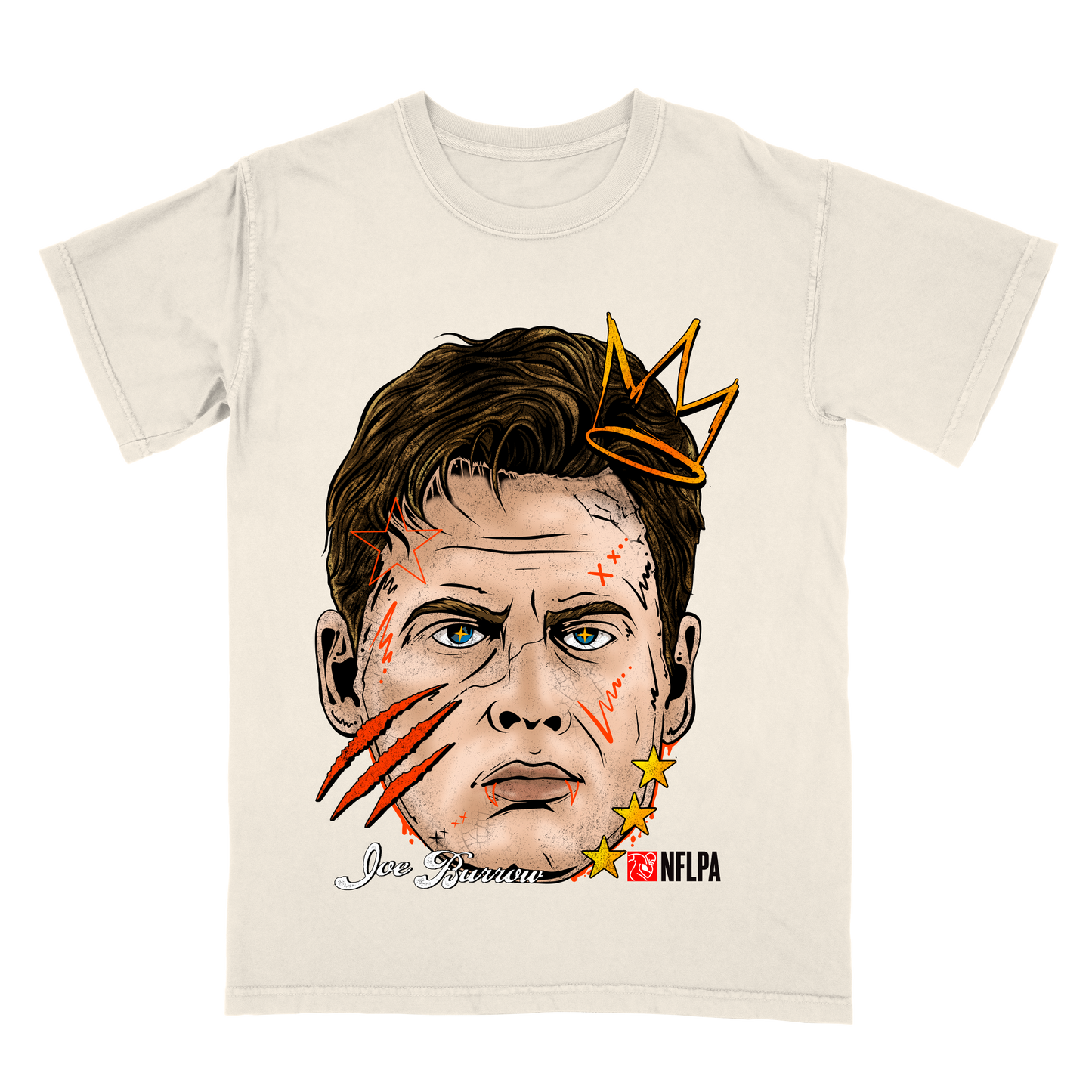 Joe Burrow Fat Head Limited Edition NFL Player Graphic T-Shirt