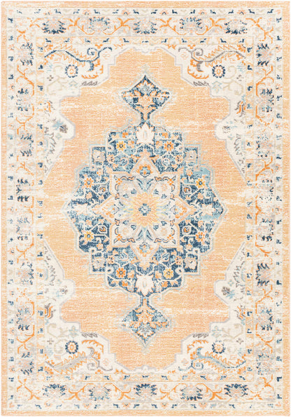 Joji Peach Outdoor Area Rug - Clearance