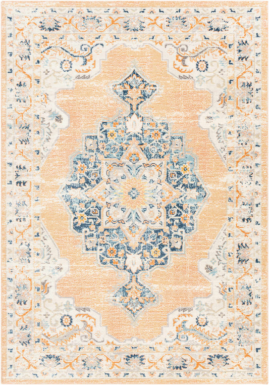 Joji Peach Outdoor Area Rug - Clearance
