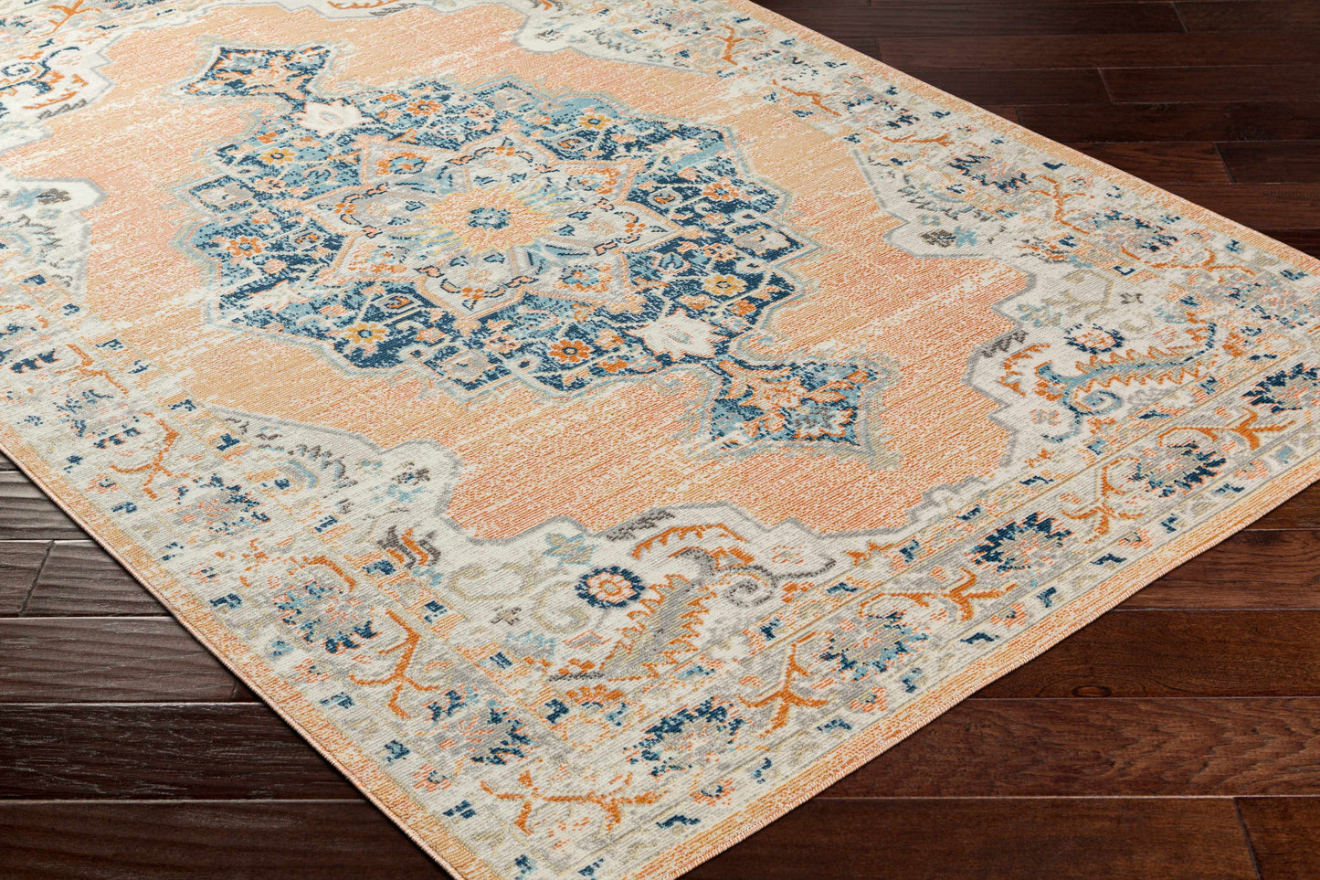 Joji Peach Outdoor Area Rug - Clearance