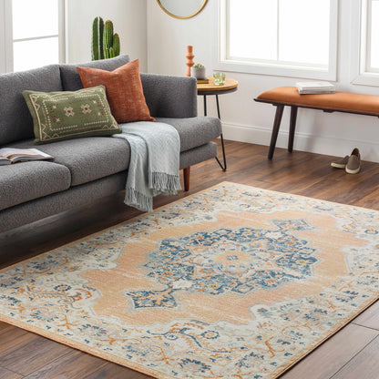 Joji Peach Outdoor Area Rug - Clearance