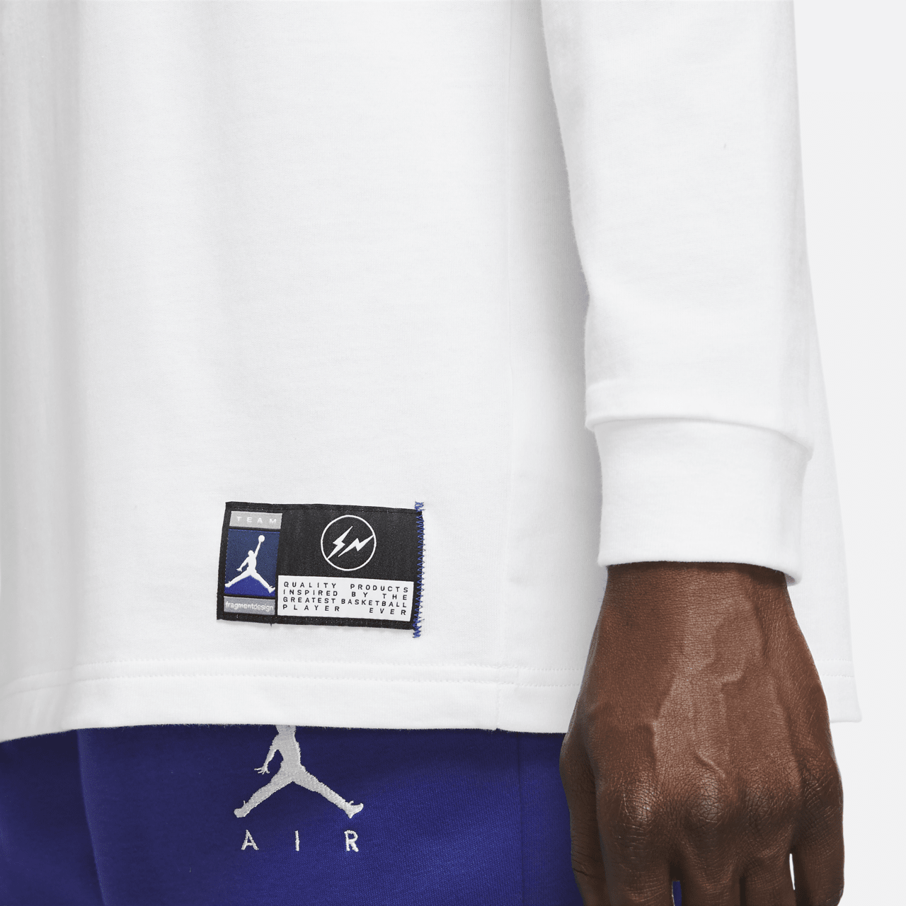Air Jordan Men's X Fragment Long-Sleeve T-Shirt
