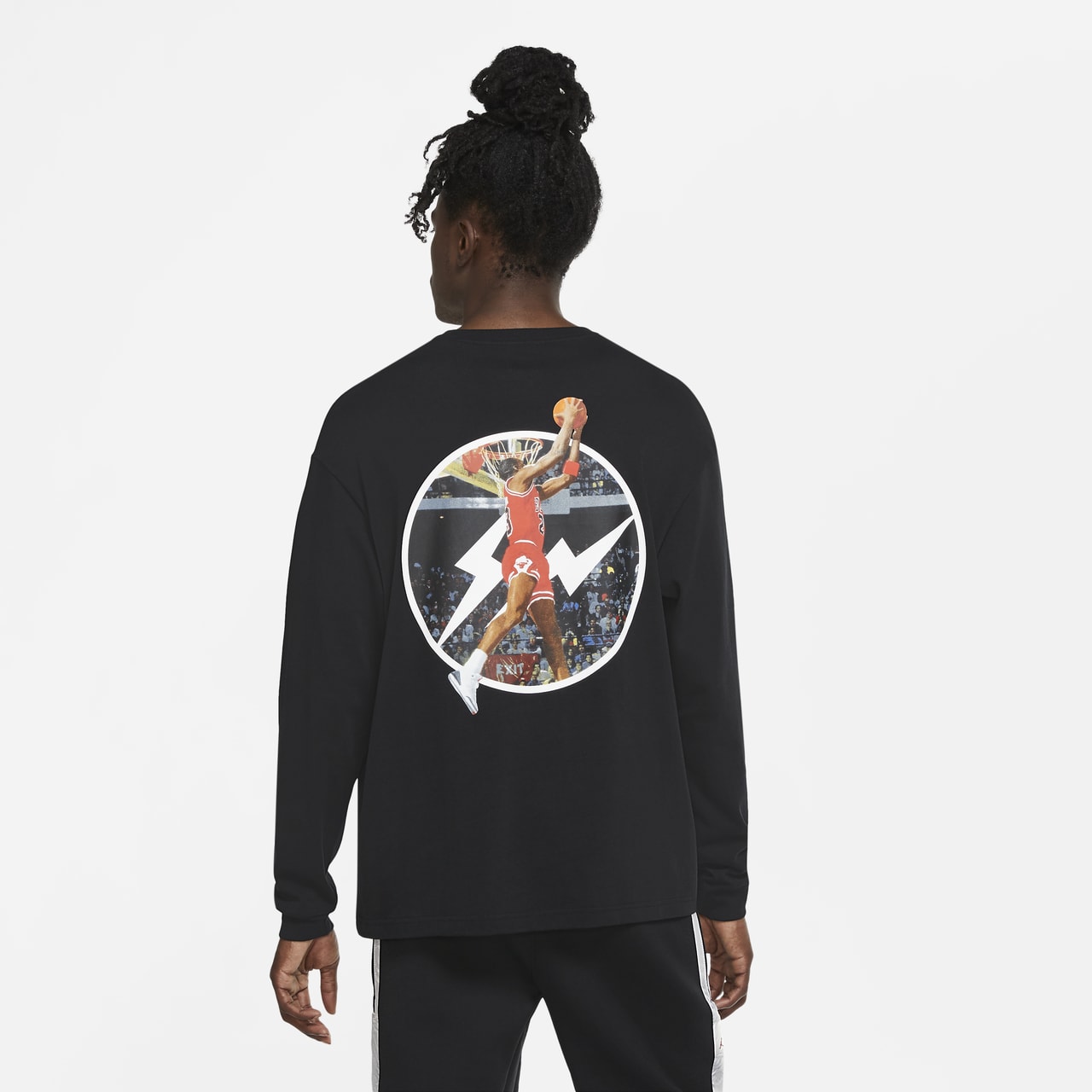 Men's Air Jordan X Fragment Long-Sleeve T-Shirt