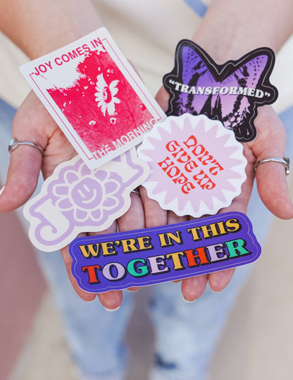 Elevated Faith JOY Sticker Pack