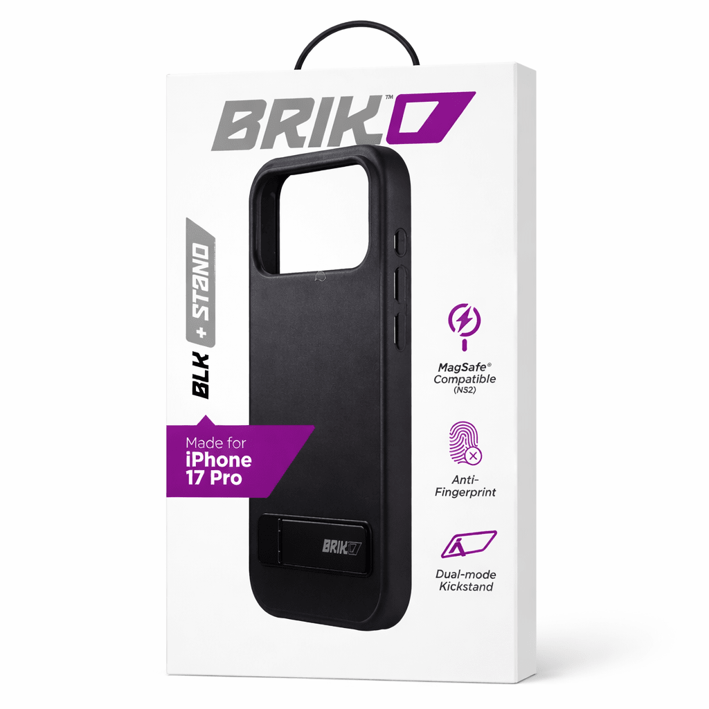 Brikd Apple Iphone 17 Pro - Black + Stand Case