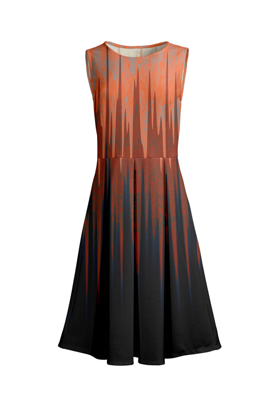 Orange & Black Ombre-