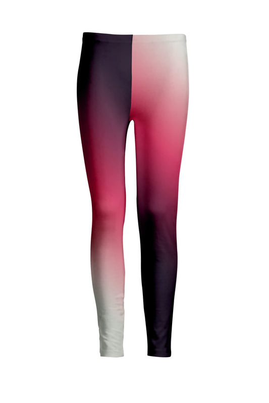 Fuchsia & White Ombre Print-