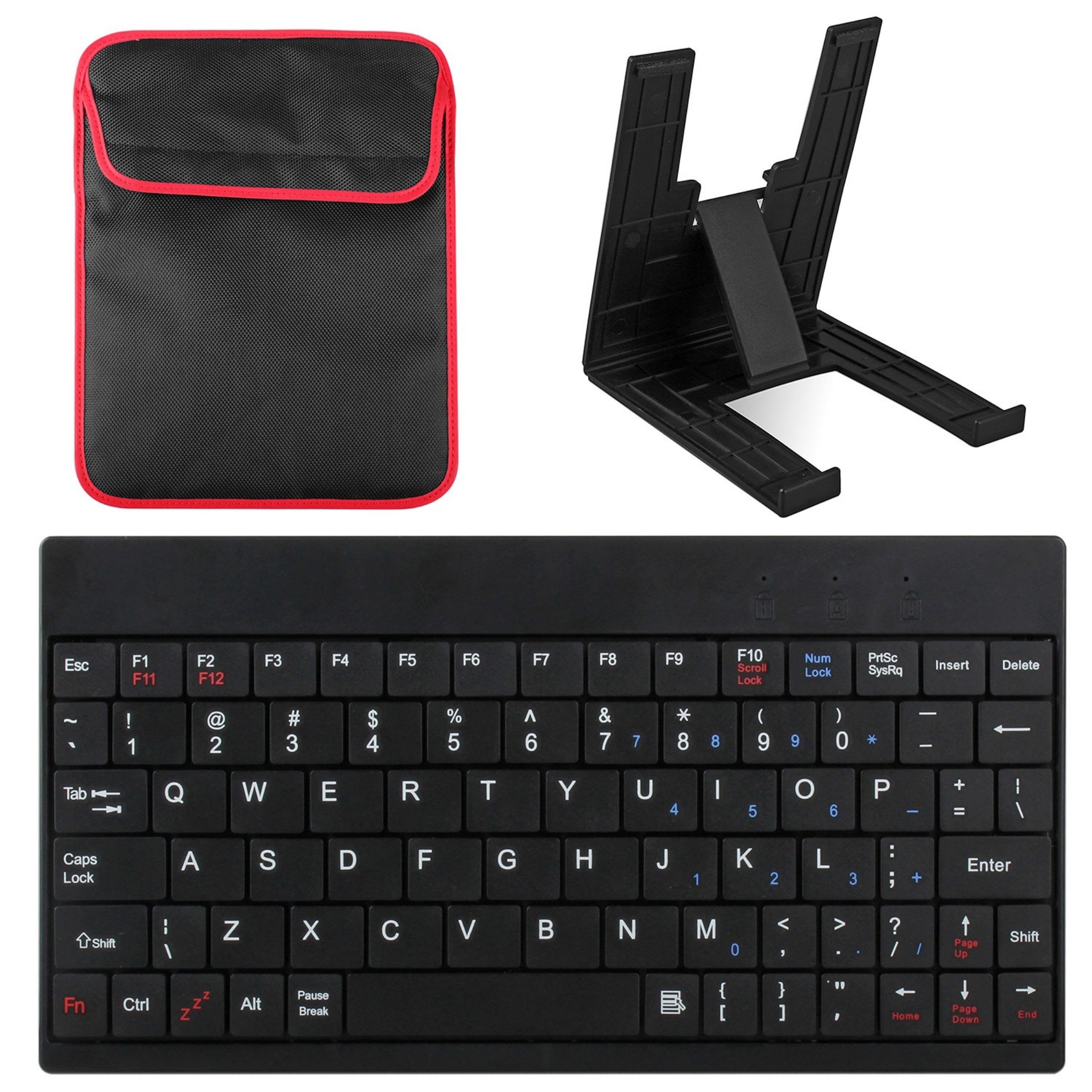 Fresh Fab Finds 80 Keys Mini USB Wired Keyboard with Carry Bag and Tab ...
