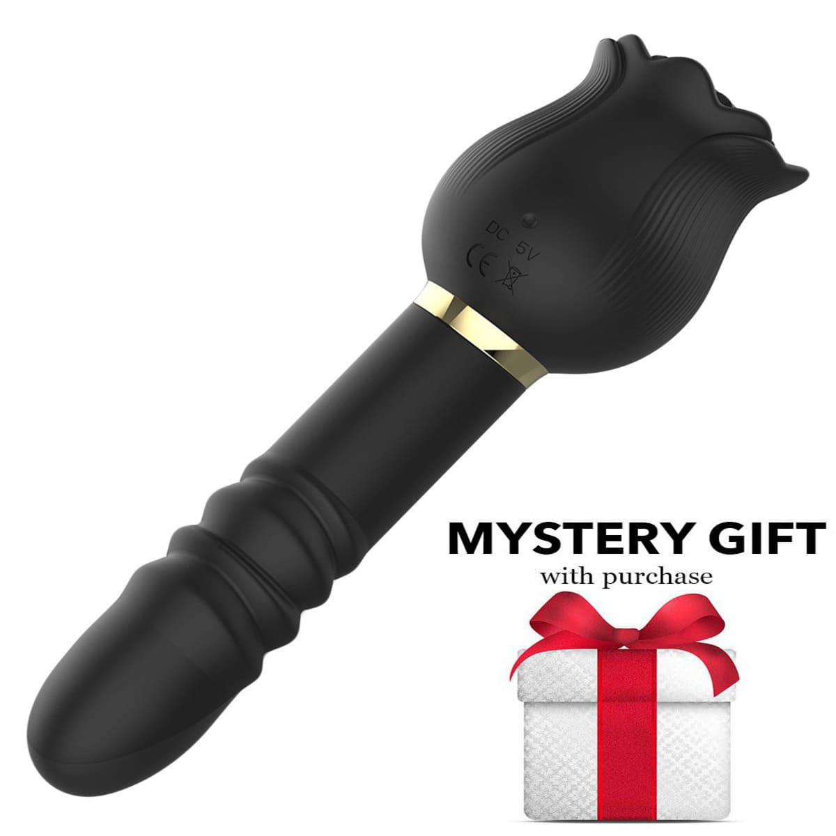 Black Suction Thrusting Rose Wand Zulily Black Suction Thrusting Rose Wand Zulily